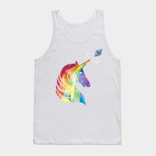 Ethereum Unicorn Rainbow Tank Top